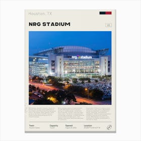 Houston Texans - Nrg Stadium Canvas Print