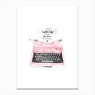 Typewriter Canvas Print