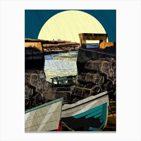 Boat Yard Canvas Print