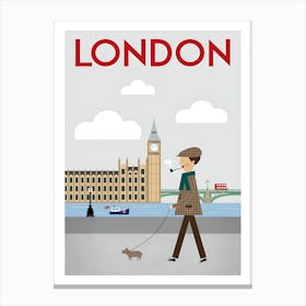 London Print Canvas Print