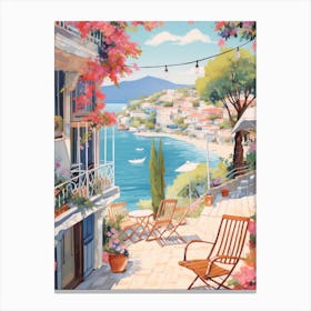 Fethiye Turkey 3 Illustration Canvas Print