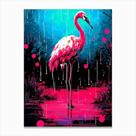 Pink Flamingo 1 Canvas Print