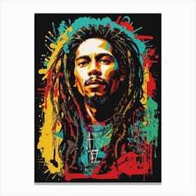 Bob Marley Print  Canvas Print