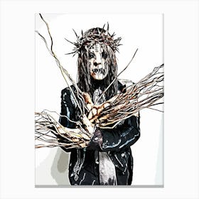 Joey Jordison slipknot band music 4 Canvas Print