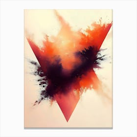 Abstract Triangle Canvas Print