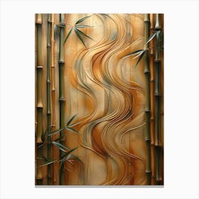 Bamboo Wall Art 1 Canvas Print