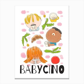 Babycino Canvas Print