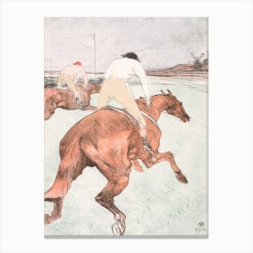Le Jockey, Henri de Toulouse-Lautrec Canvas Print