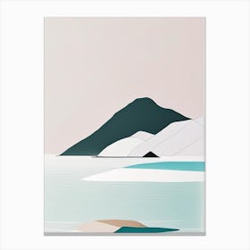 The Whitsunday Islands Australia Simplistic Tropical Destination Canvas Print