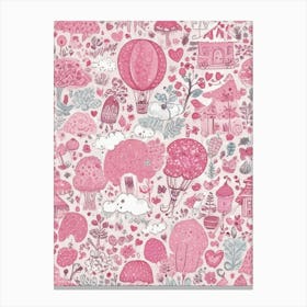 Pink Forest Canvas Print