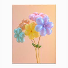 Dreamy Inflatable Flowers Forget Me Not 3 Canvas Print