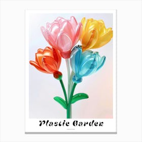 Dreamy Inflatable Flowers Poster Carnations 7 Canvas Print