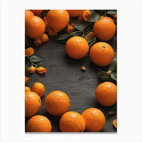 Tangerines Canvas Print