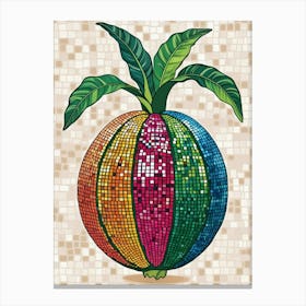 Mosaic Fruit 3 Canvas Print