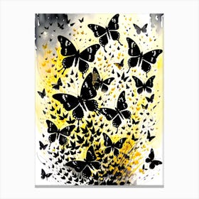 Butterflies In The Sky 2 Canvas Print