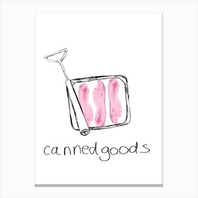 Cannedgoods Canvas Print