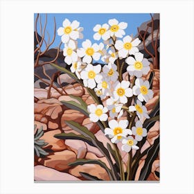 Forget Me Not 7 Flower Painting Canvas Print