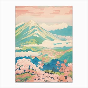 Mount Yatsugatake In Nagano Yamanashi, Japanese Landscape 1 Canvas Print