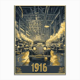 Aihrgdesign A Vintage Industrial Poster Celebrating Automobil 3f2e31c4 18b2 49ae 813d A374b6ecb731 3 Canvas Print