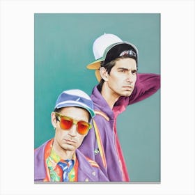 Beastie Boys Colourful Illustration Canvas Print