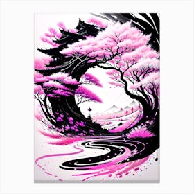 Sakura Tree Canvas Print