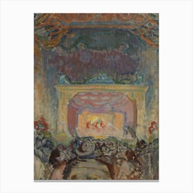 The Variety Theatre In Paris, 1912, By Magnus Enckell Canvas Print