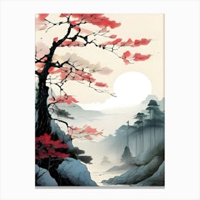 Asian Landscape Painting 10 Canvas Print