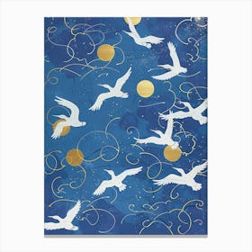 Birds In Flight 4 Canvas Print