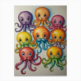 Octopus 54 Canvas Print