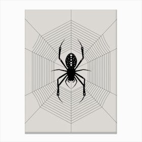 Spider Web Canvas Print