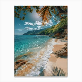 Beach - Beach Stock Videos & Royalty-Free Footage Canvas Print