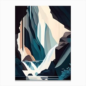 Watercascades Canvas Print