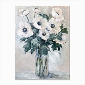 A World Of Flowers Anemone 2 Painting Canvas Print