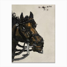 Horse Head (1881), Richard Roland Holst Canvas Print