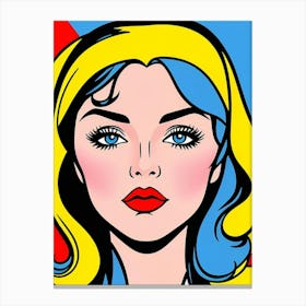 Comic Style Pop Art 1 Canvas Print