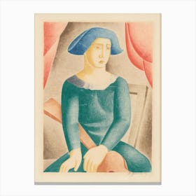 Harlequin, Mikuláš Galanda Canvas Print