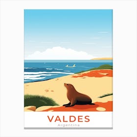 Argentina Valdes Travel Canvas Print