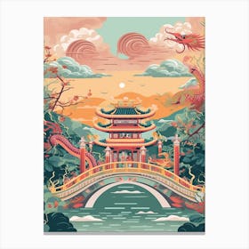 The Dragon Bridge Da Nang Vietnam Canvas Print