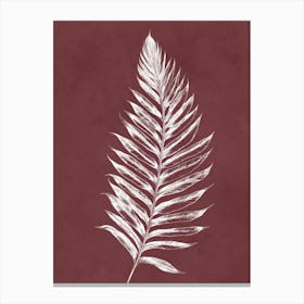 Fern Leaf Print 1 Canvas Print