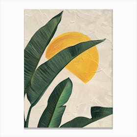 Banana Leaf Canvas Print Canvas Print