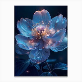 Blue Flower 2 Canvas Print