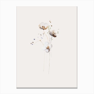 Ikebana Flowers  Canvas Print