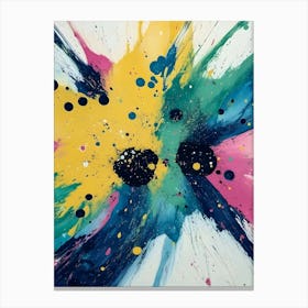 Splatter Painting Canvas Print