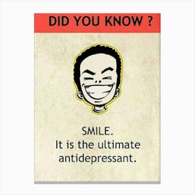 Smile It Is The Ultimate Antidepressant Toile