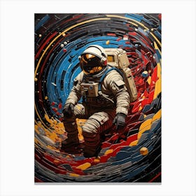 Space Man Canvas Print