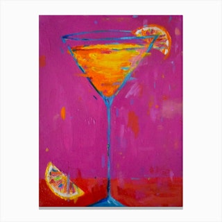 Sidecar Cocktail Canvas Print
