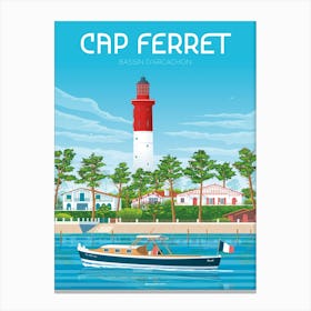 Cap Ferret Bassin Arcachon Canvas Print