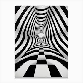 Optical Illusion Abstract Geometric 5 Canvas Print