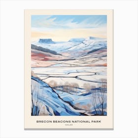 Brecon Beacons National Park Wales 2 Poster Canvas Print