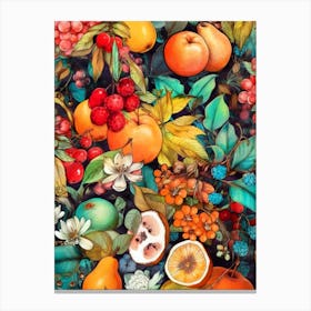 Fruity Wallpaper  nature flora Canvas Print